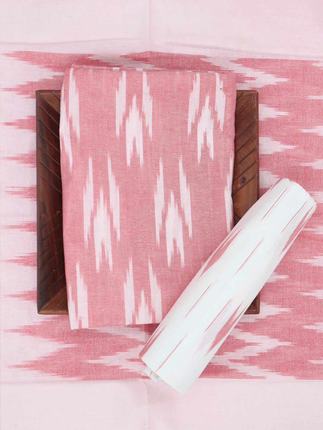 Women Pure Cotton Dress Material Pink DM320