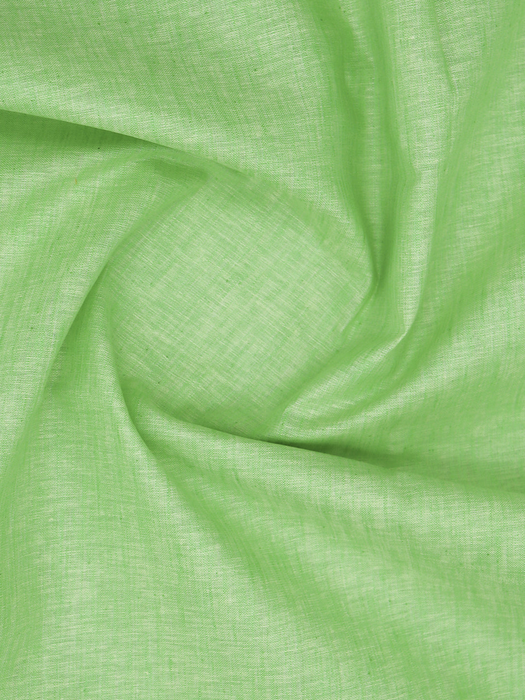 Men Cotton Rich Parrot Green Plain Shirt Fabric Infinity