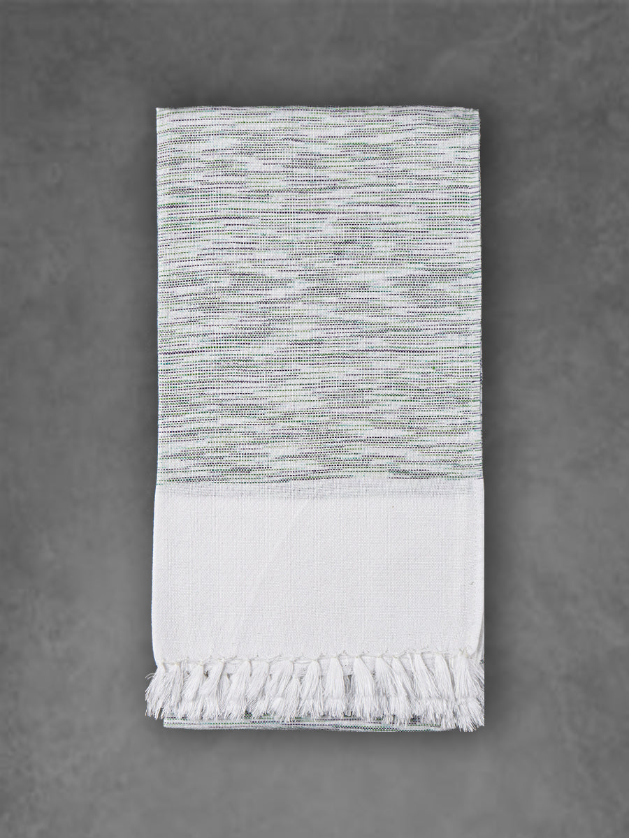 Comfort Cotton Signature Soft Feel Small Checked Bath Towel 1056-Green