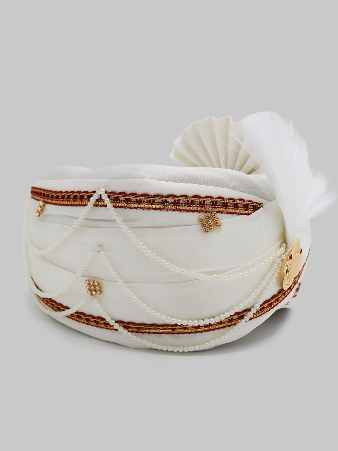 Traditional Silky Style Wedding Turban - 104
