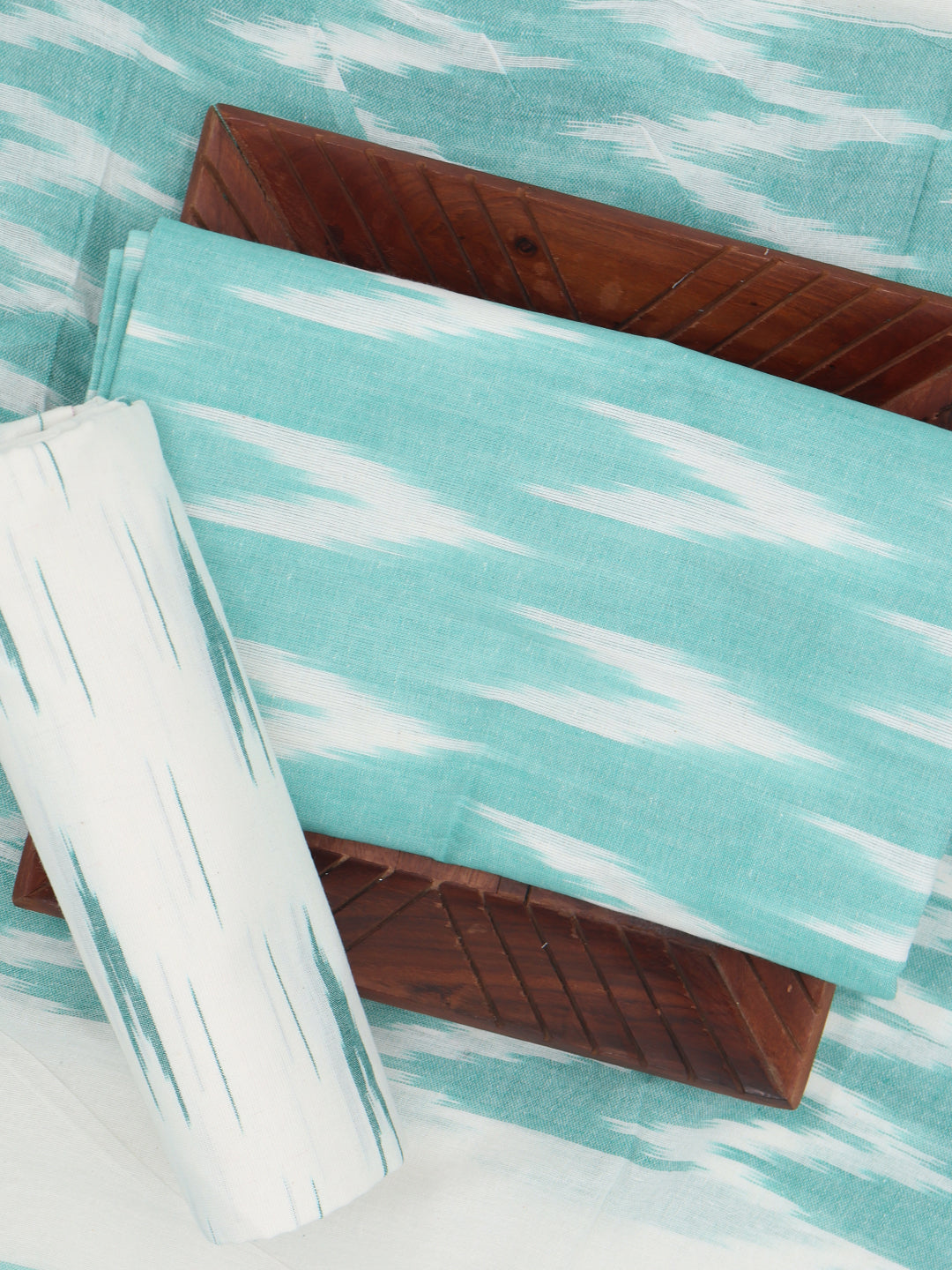 Women Pure Cotton Dress Material Mint Green DM323