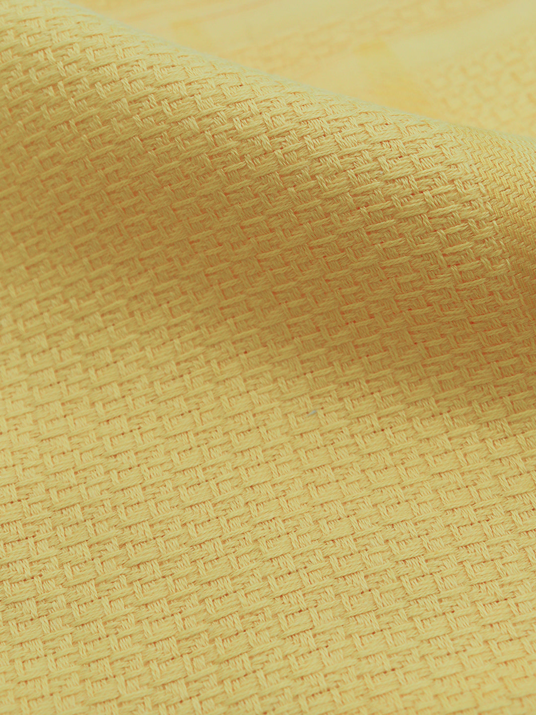 100% Cotton Self Designed Bath Towel Yellow Magnus MCS03