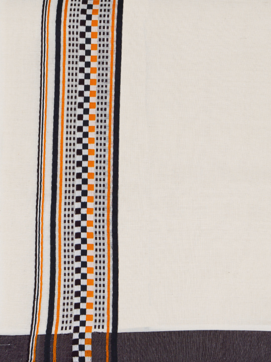 PANCHAA™ Handwoven Azo-Free Dyes Extra Weft Dhoti D5