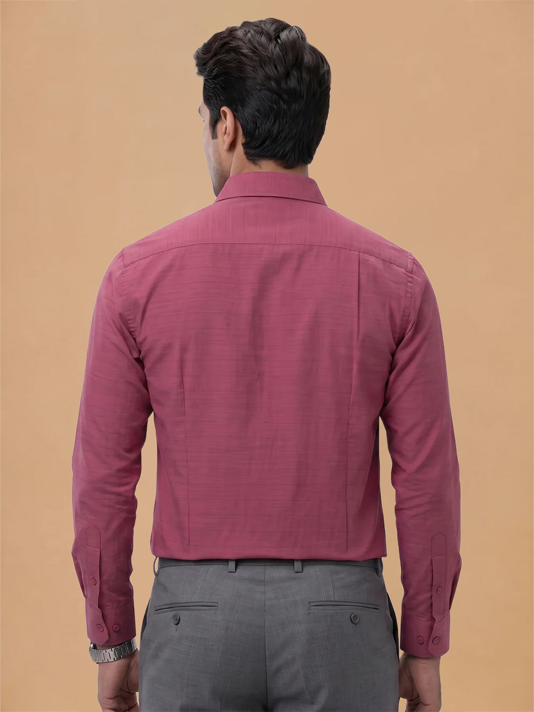 Pack of 2 | 100% Cotton Smart Fit Shirts - Blue & Maroon