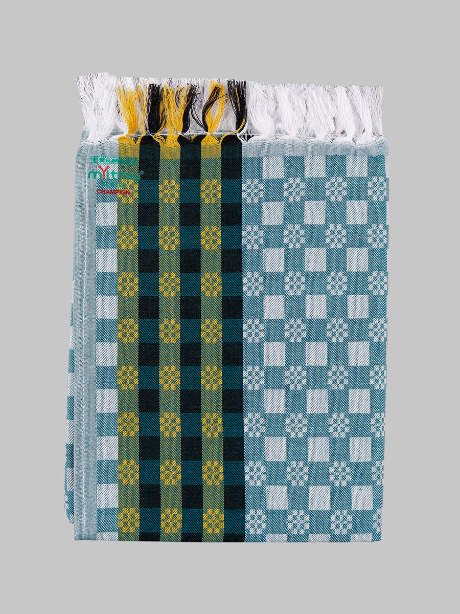 Cotton Colour bath Towel Champion-Blue