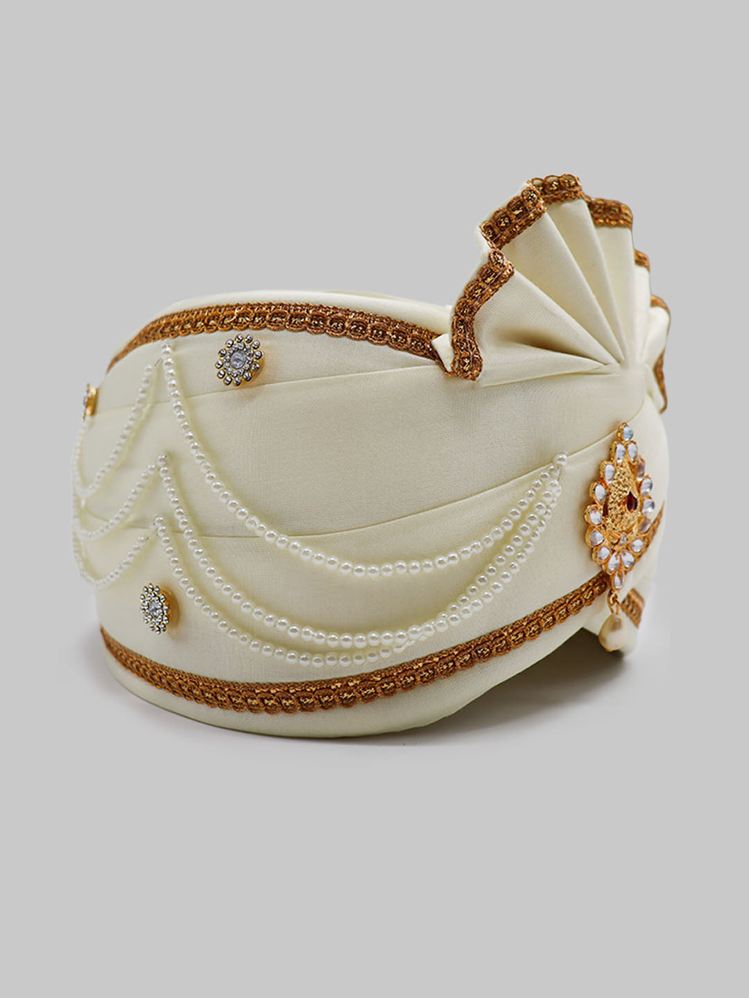 Traditional Silky Style Wedding Turban - 93