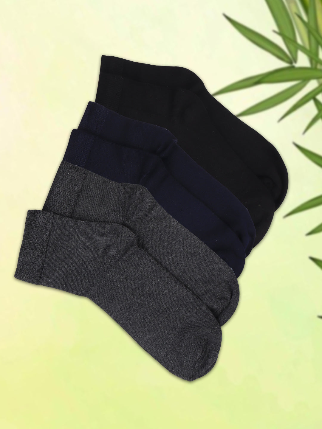 Men Bamboo Formal Ankle Length Socks with Assorted Colours FAS2