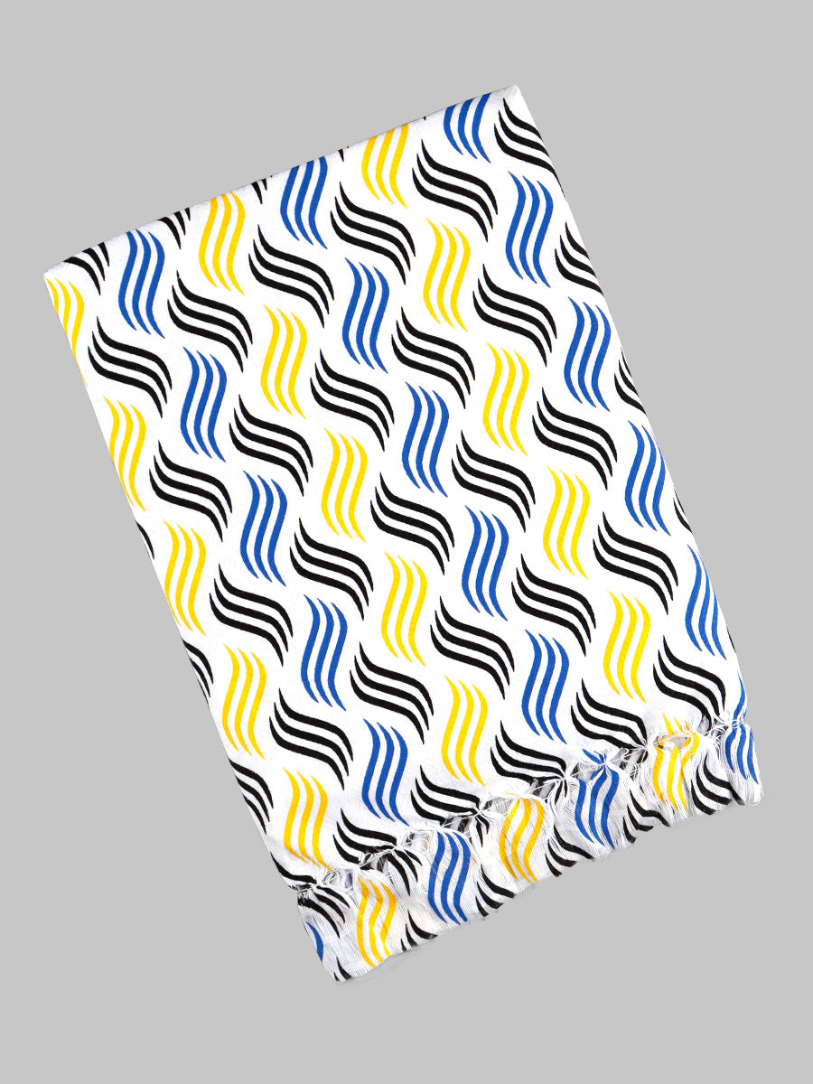 Penguin Print Cotton Bath Towel-View three