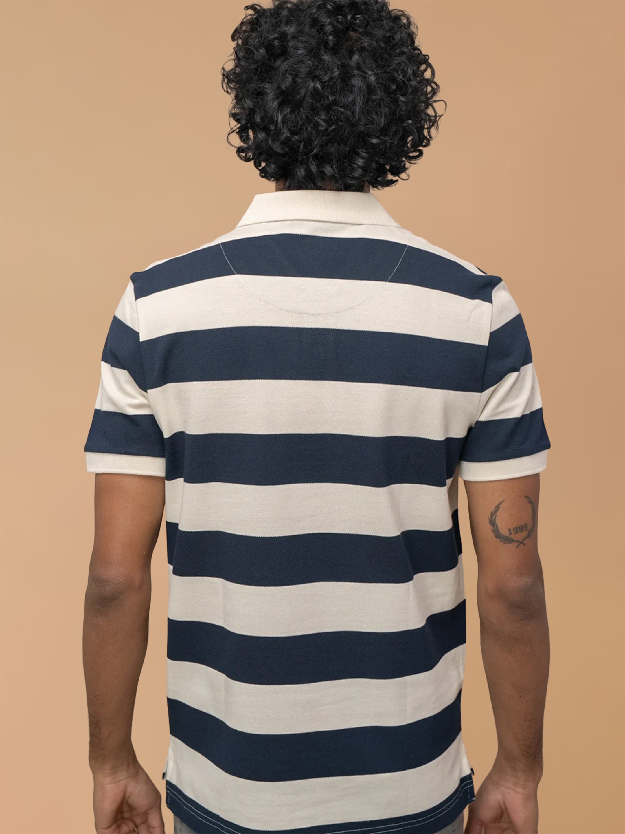 Stripper Cotton Rich Polo Gardenia