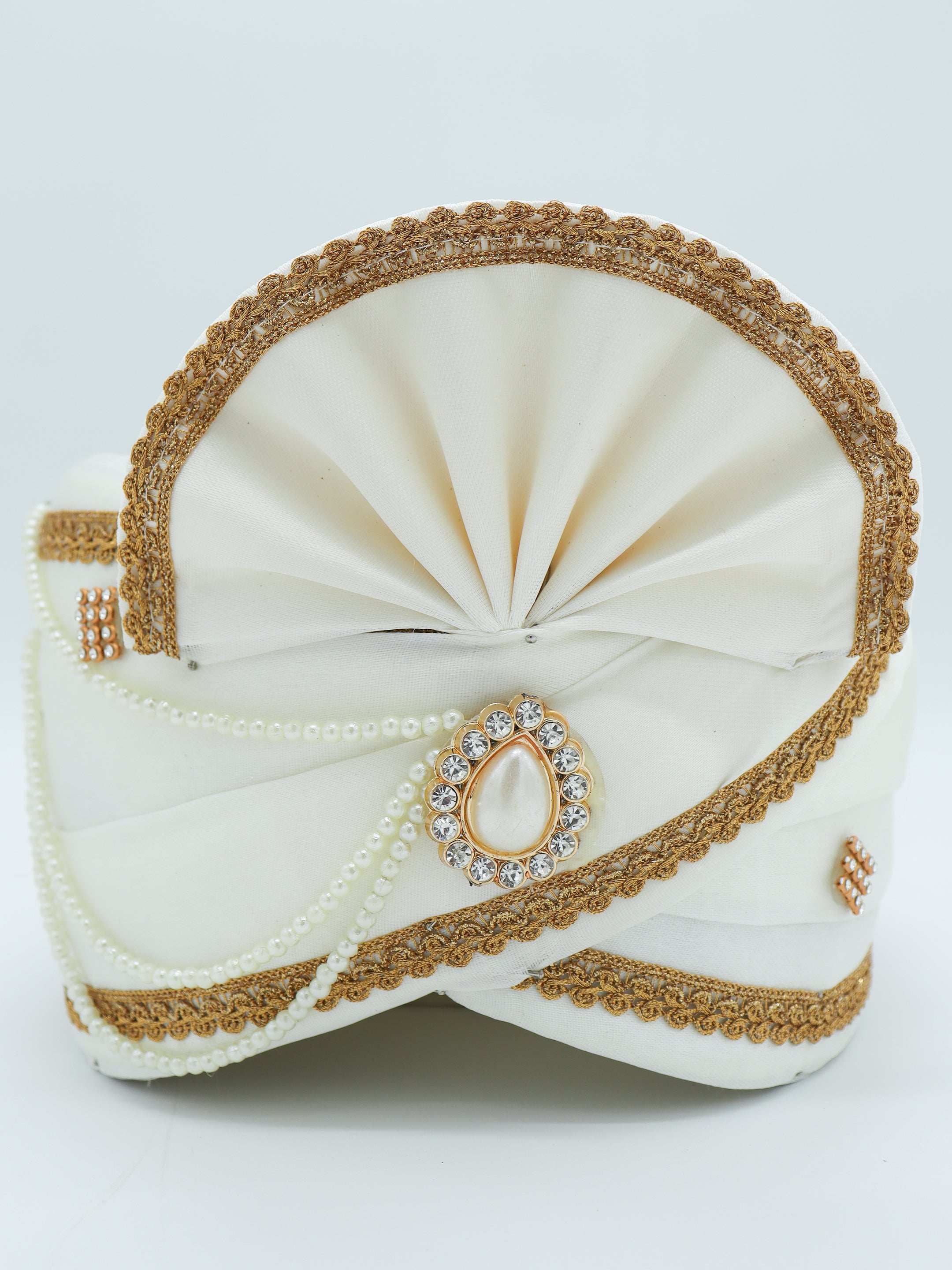Traditional Silky Style Wedding Turban - 121