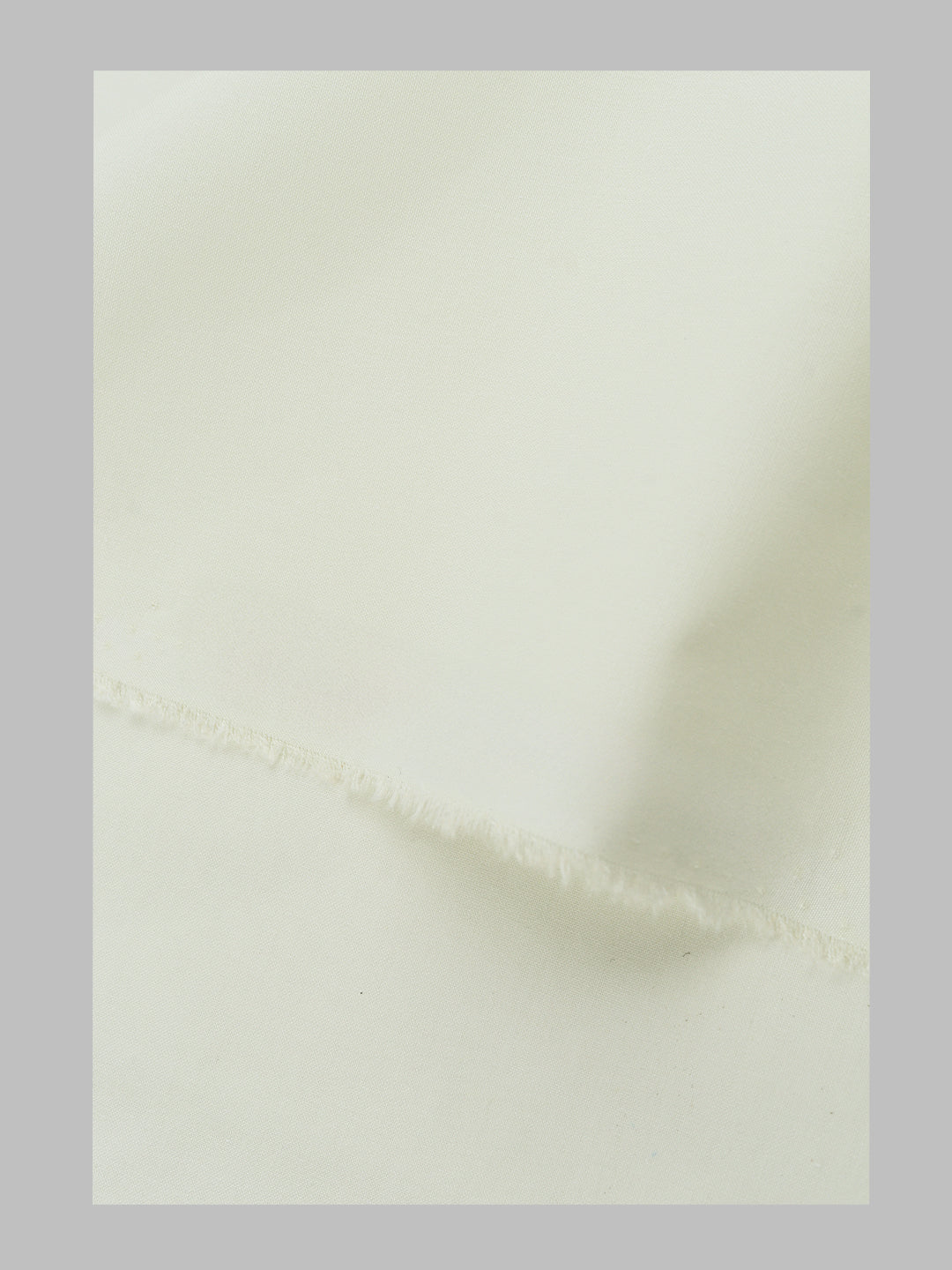 Men Cotton Blend Plain Shirt Fabric Cream Vento