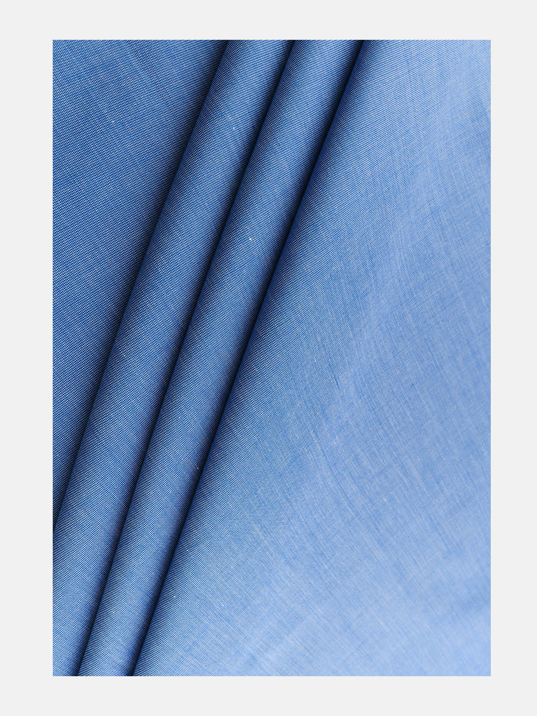 Men 100% Cotton Blue Plain Shirt Fabric Cranberry