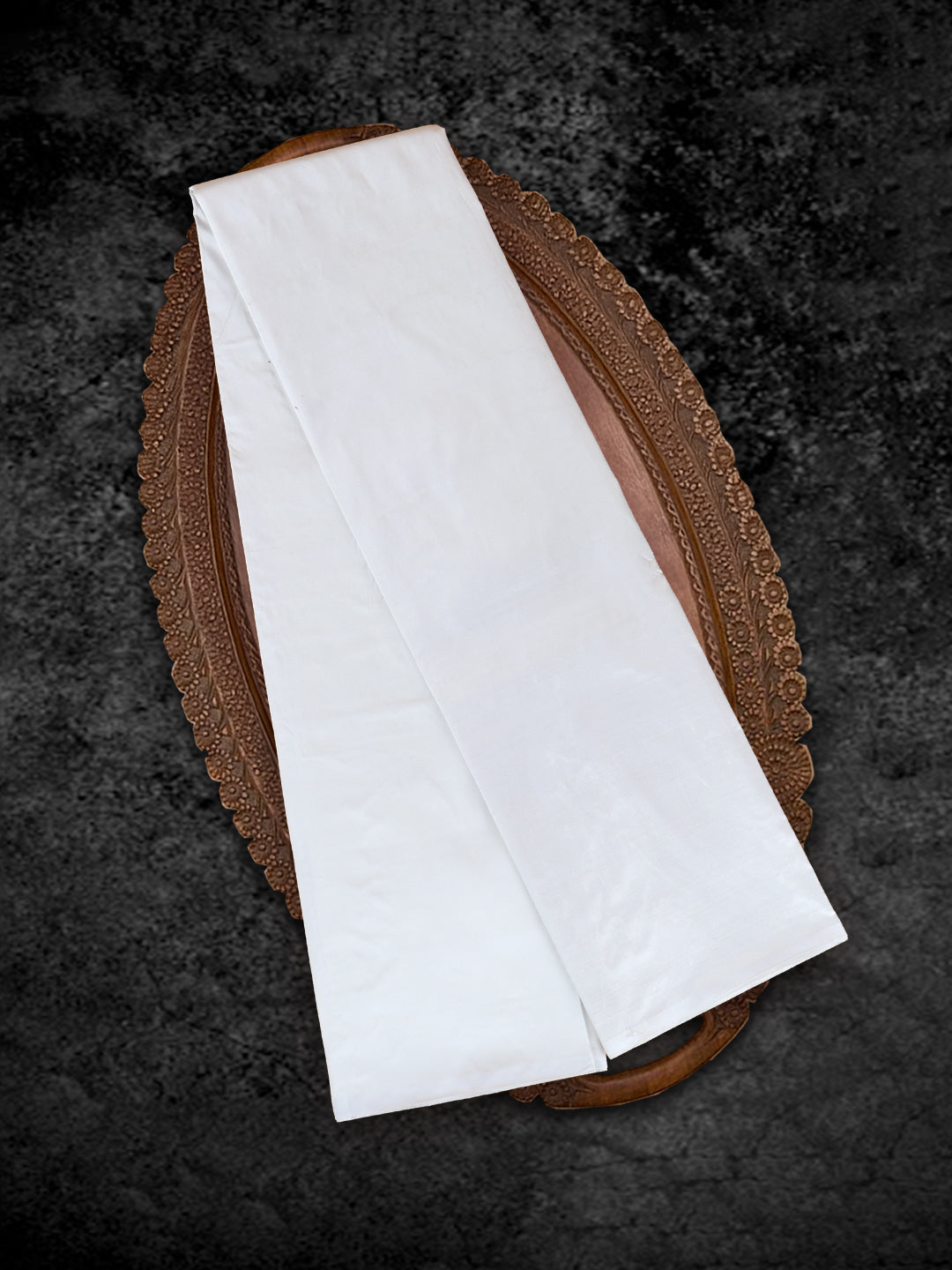 Men Silk White Shirting Fabric