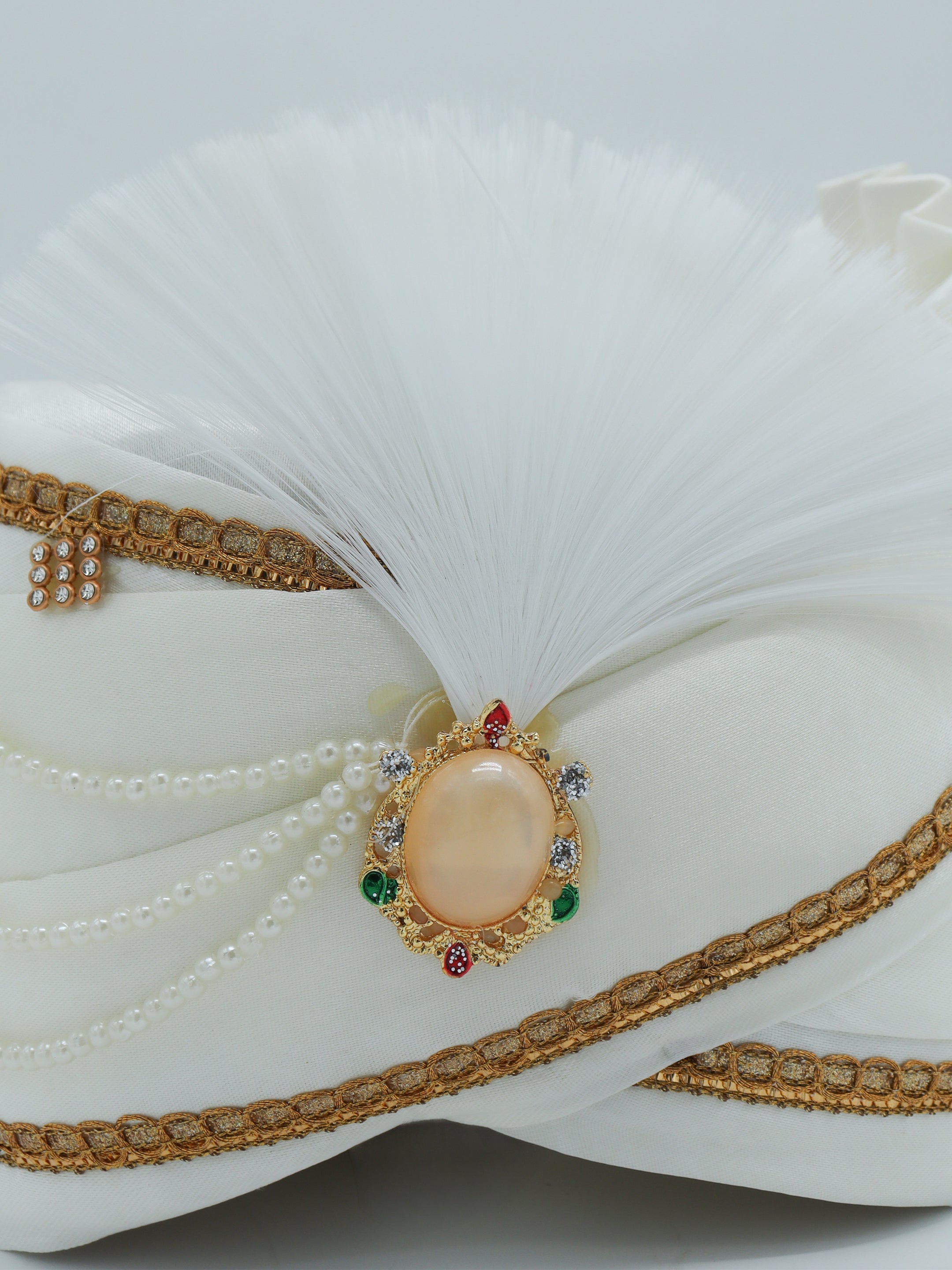 Traditional Silky Style Wedding Turban - 127