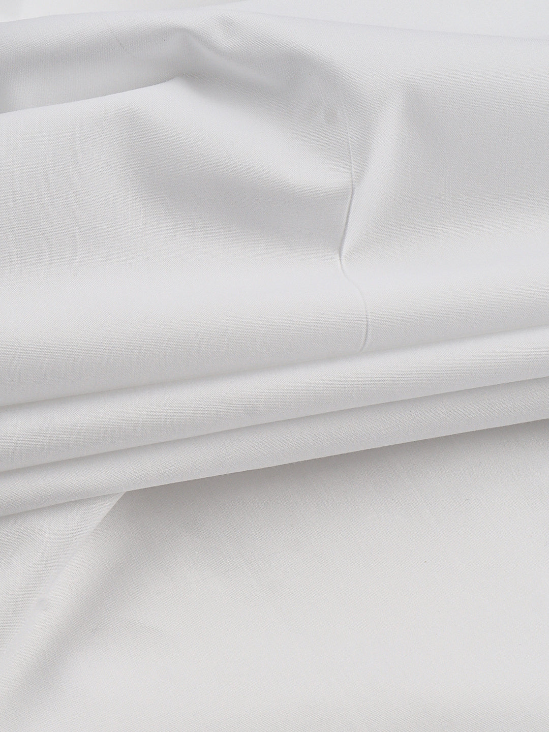 Men Mono Cotton White Shirting Fabric Cordial