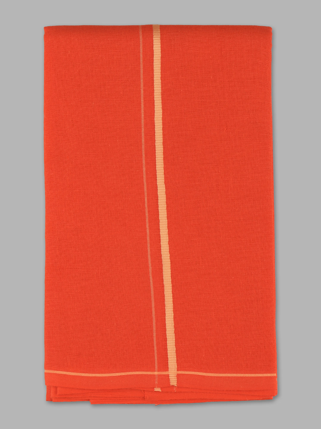 Devotional Orange Towel with Small Border (Pack of 2)