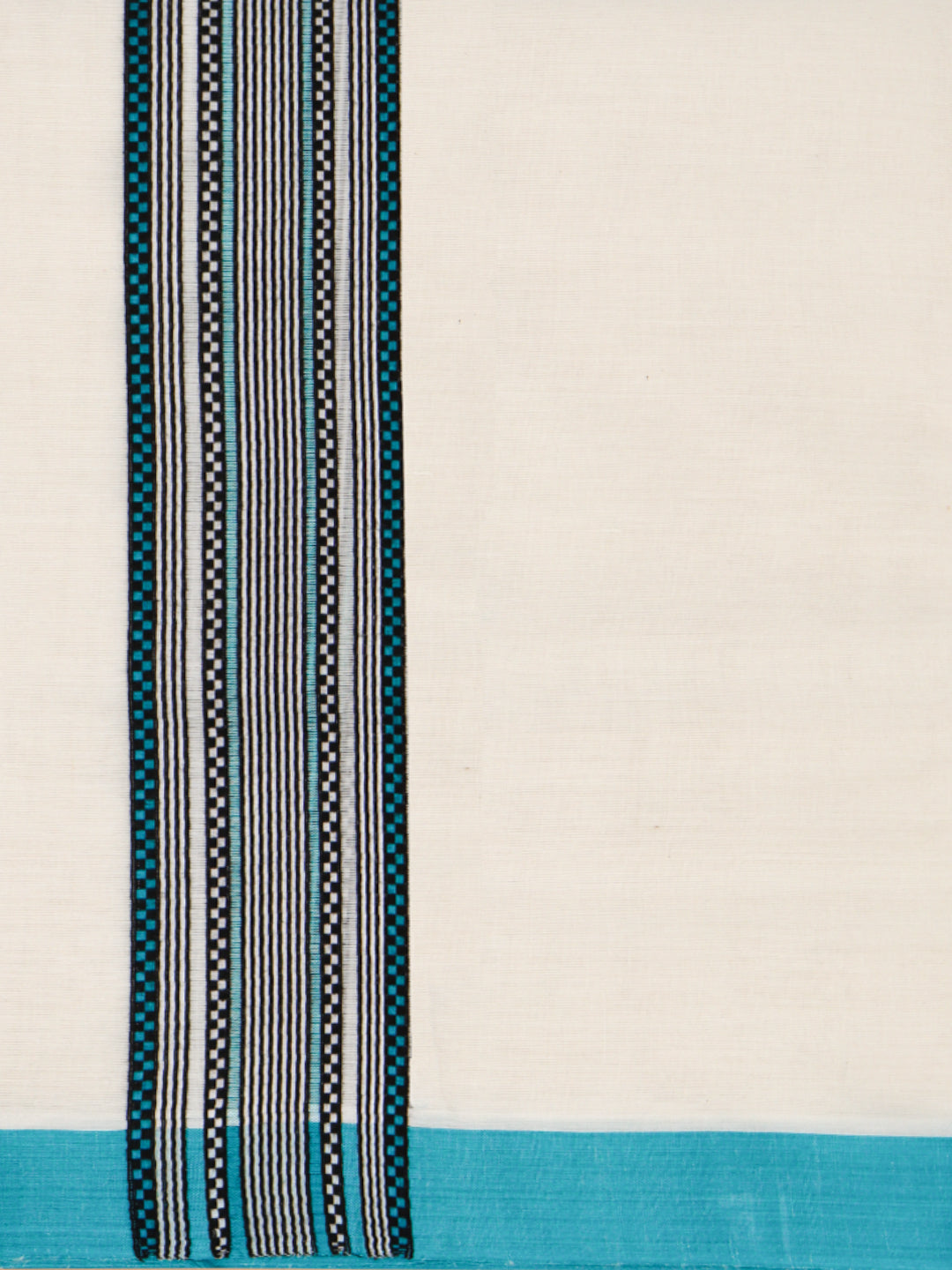 PANCHAA™ Handwoven Azo-Free Dyes Extra Weft Dhoti D3