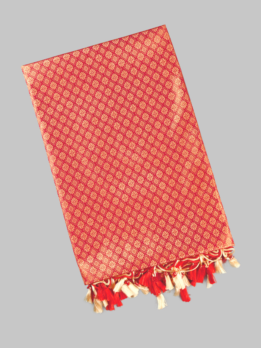 Ponnadai/Jari Shawl 508-Pink