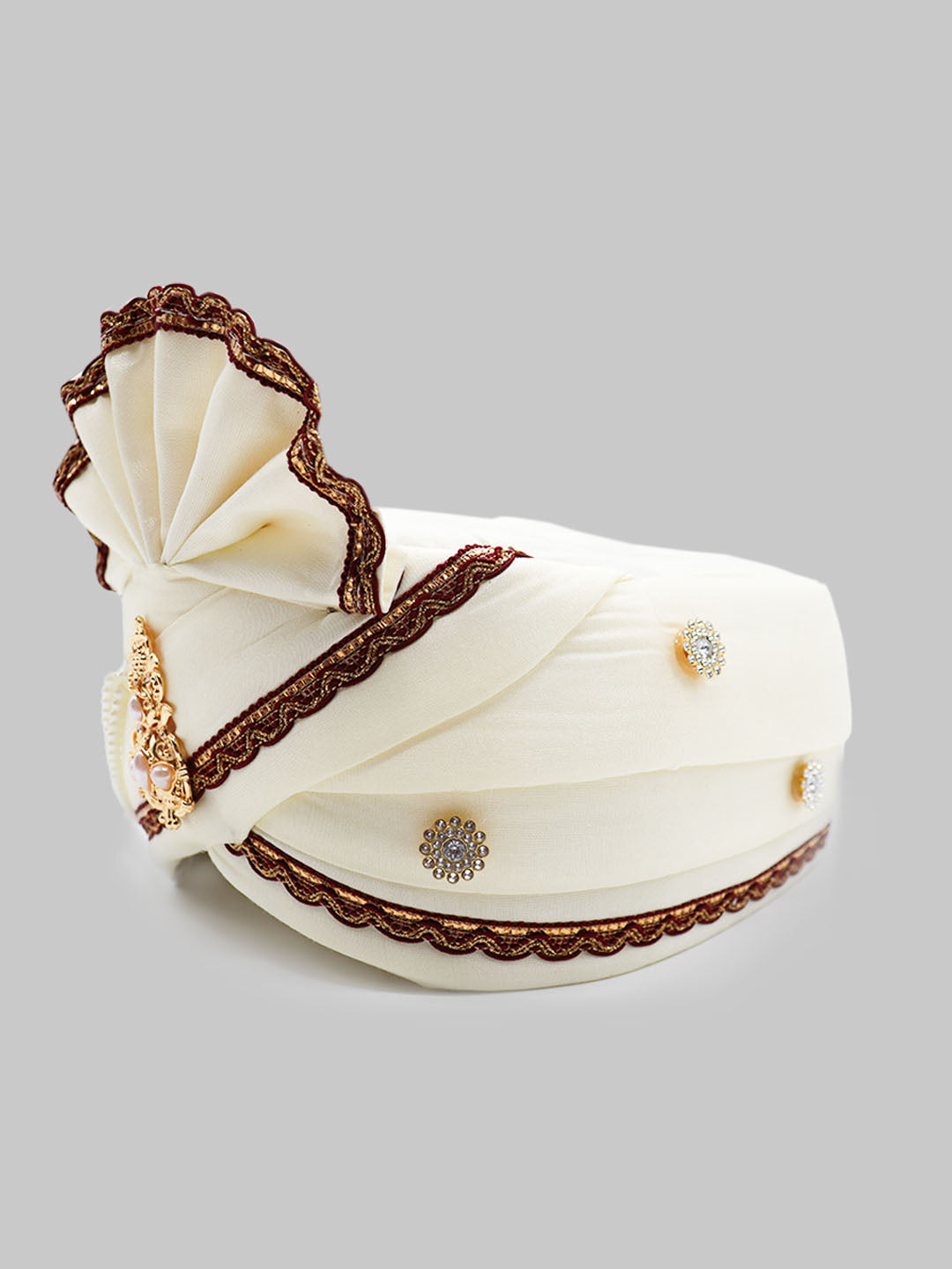 Traditional Silky Style Wedding Turban - 94