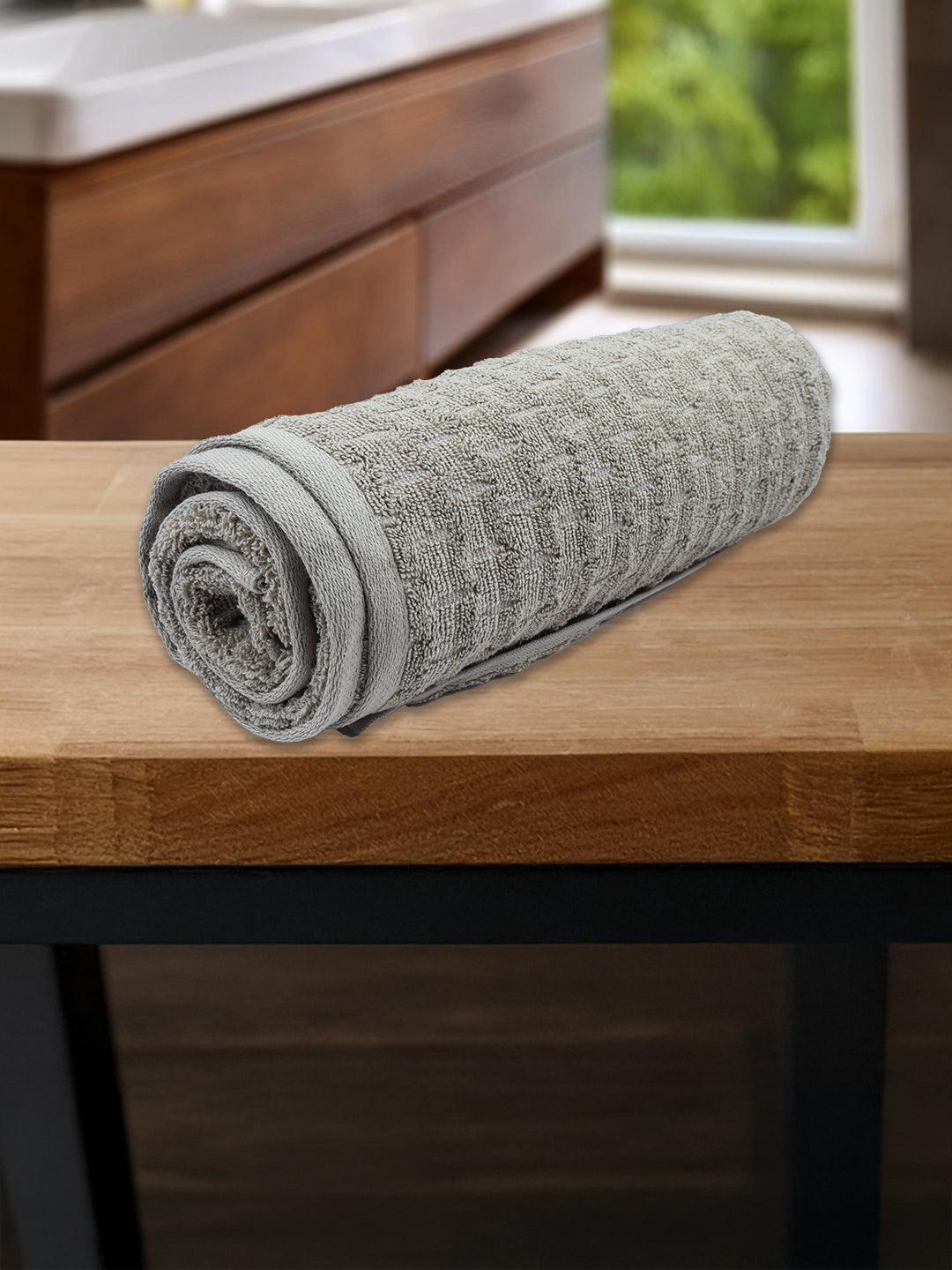 Luxury Terry Low Twist  Bath Towel Light Green