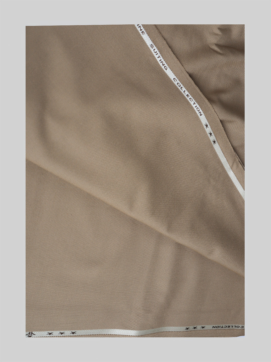 Cotton Plain Shirting & Suiting Set Uniform Light Brown Safari