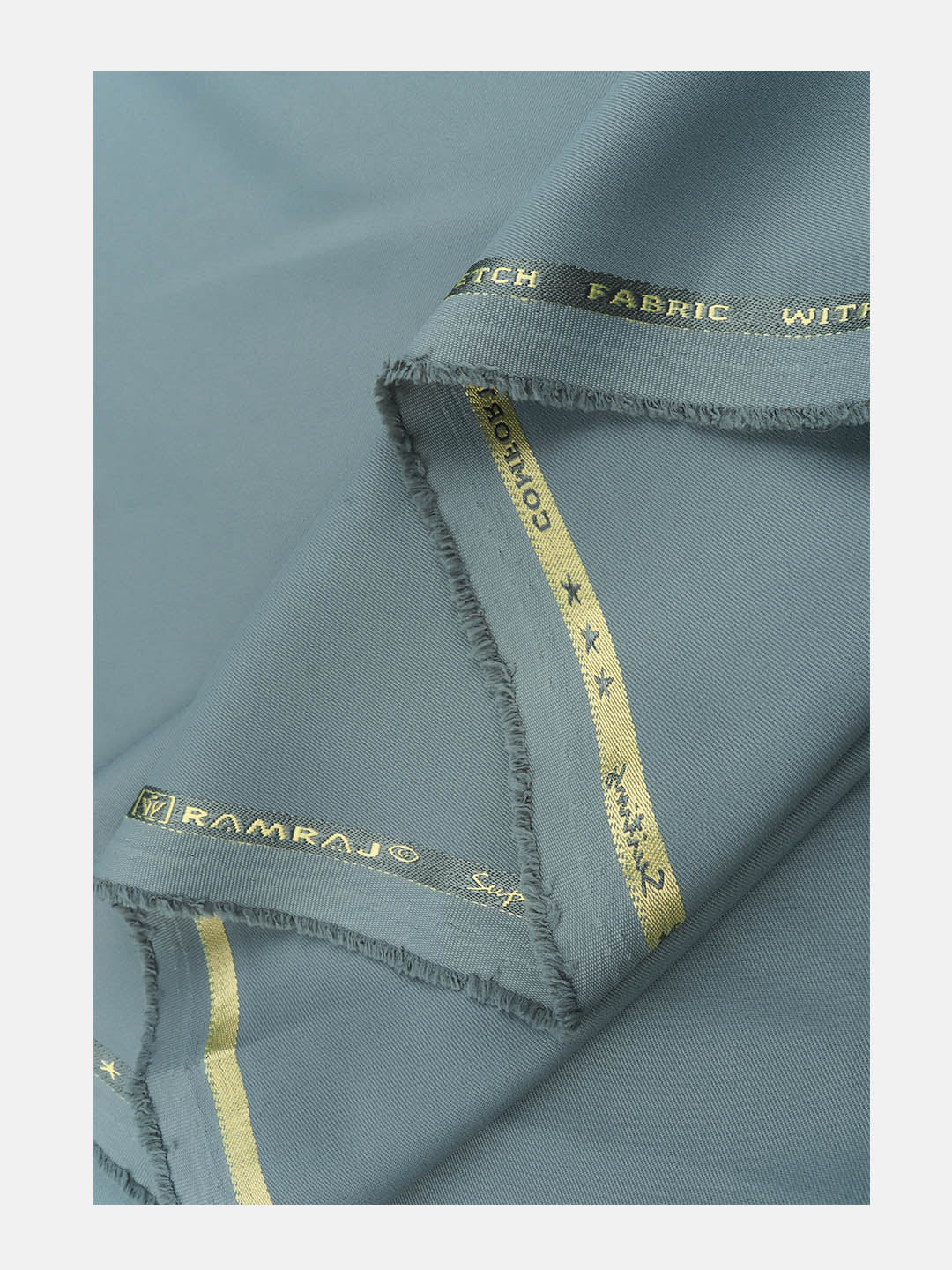 Cotton Blend Stretch Pants Fabric Grey Able Stretch