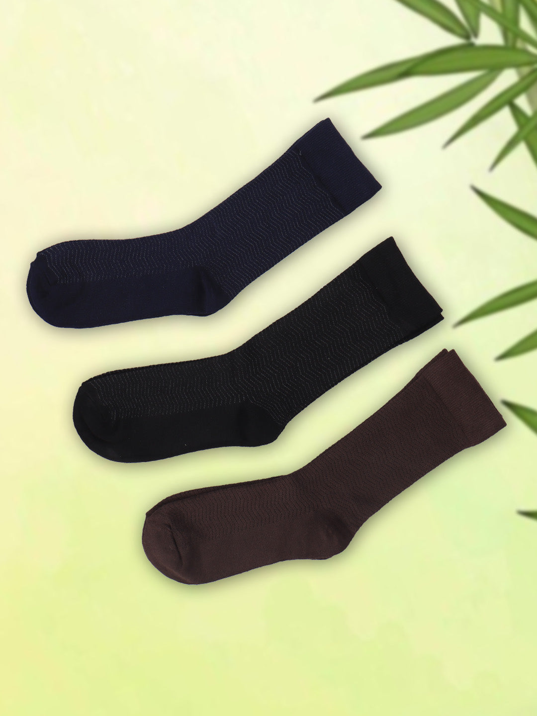 Men Assorted Formal Full Length Stripes Designed Socks FFD4