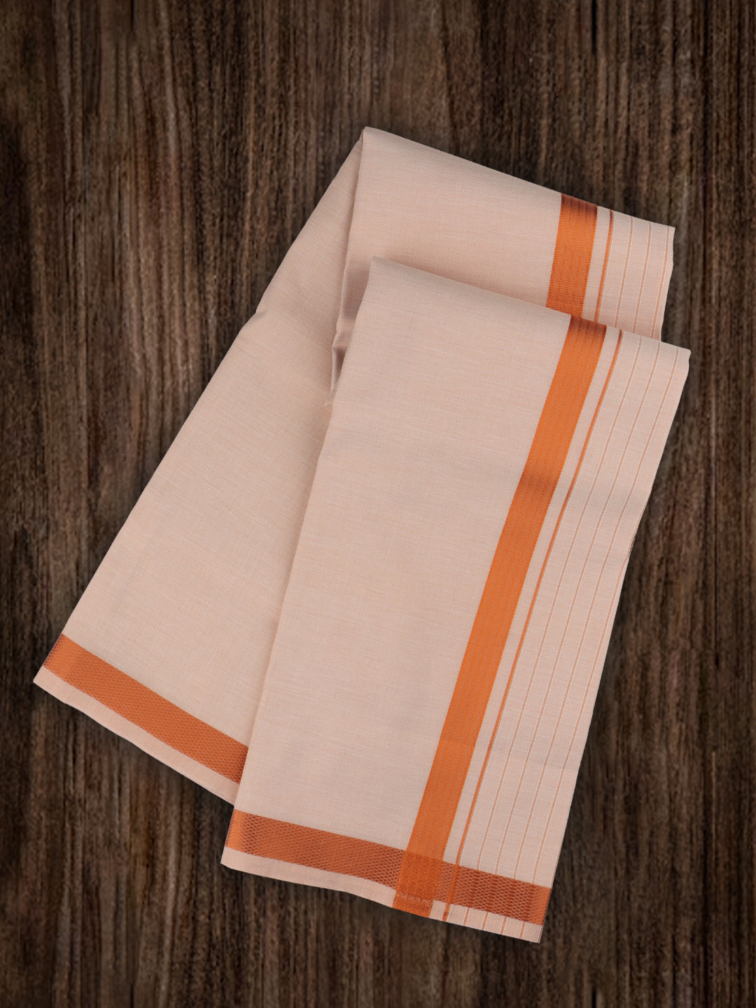 Men Premium Tissue Dhoti & Shirt Sets Celebrity Delight Copper