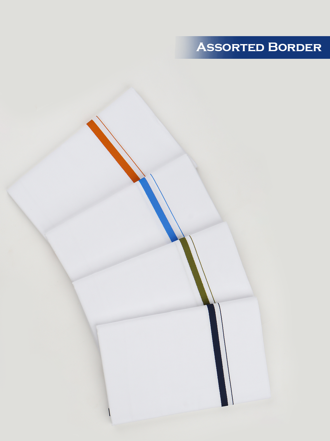 Men Cotton Blend Single Layer Stitched Dhoti with Assorted Border Canal
