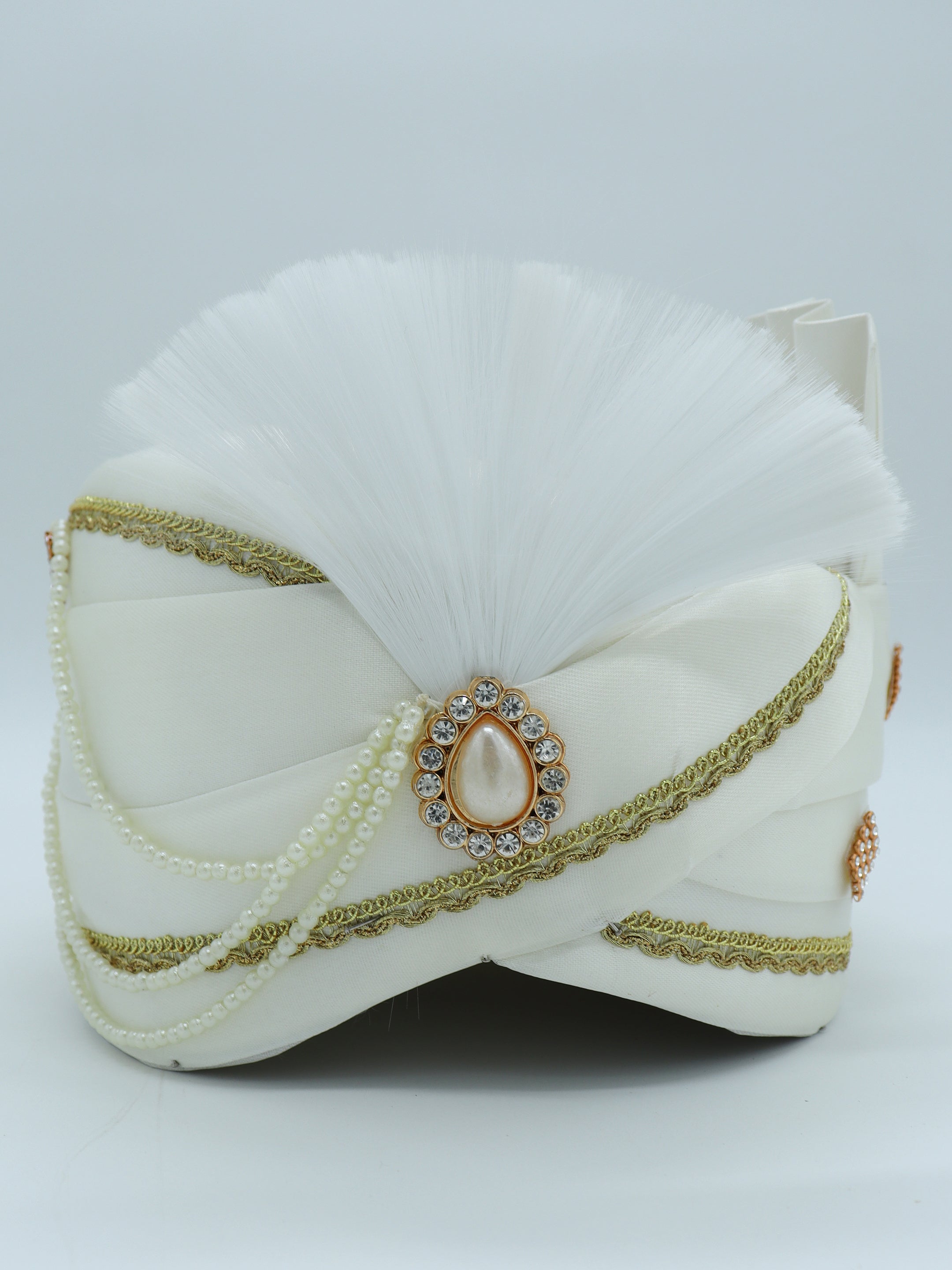 Traditional Silky Style Wedding Turban - 122
