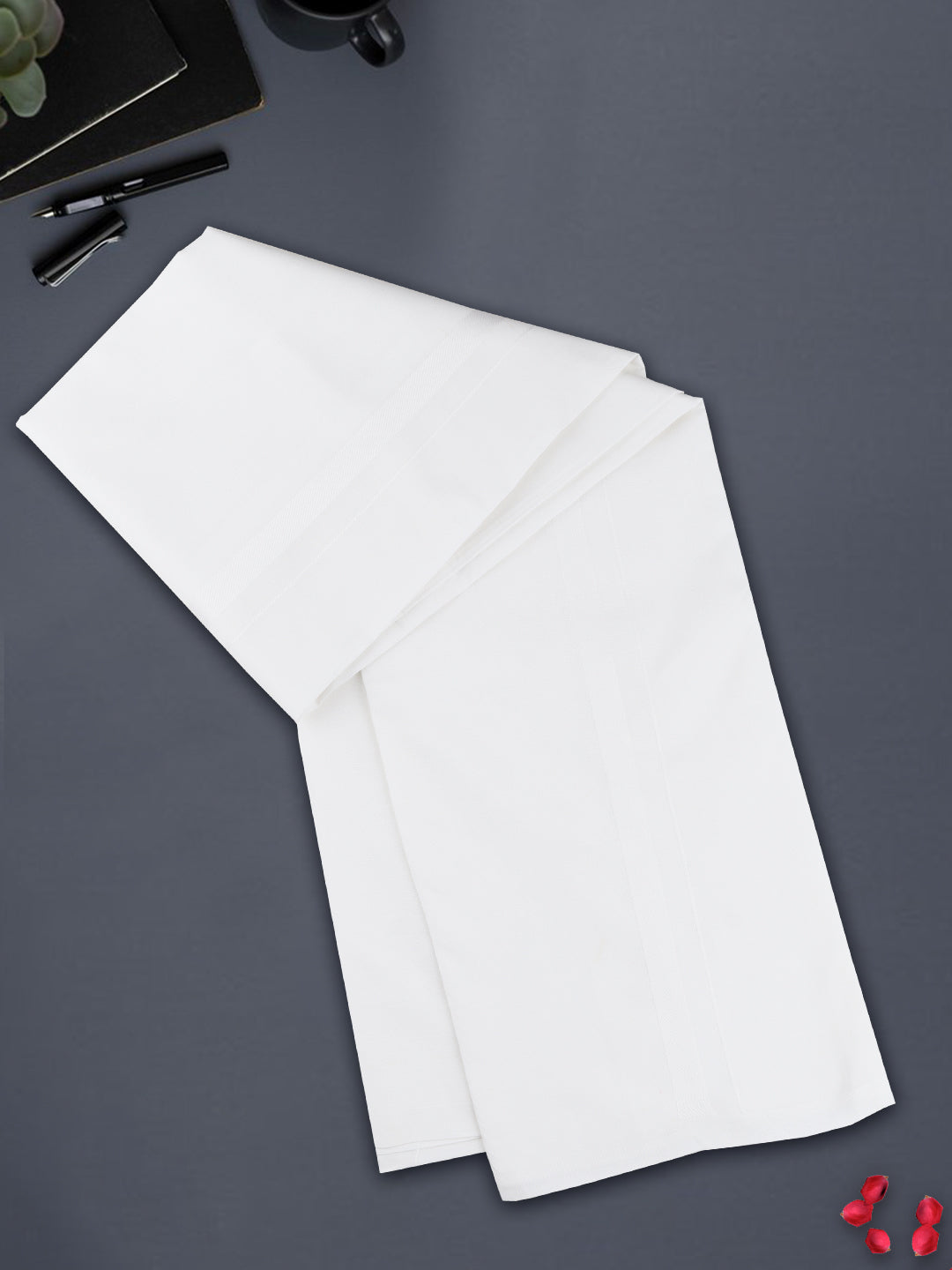 Men 100% Cotton Paramas Single Layer Dhoti Luxury Club