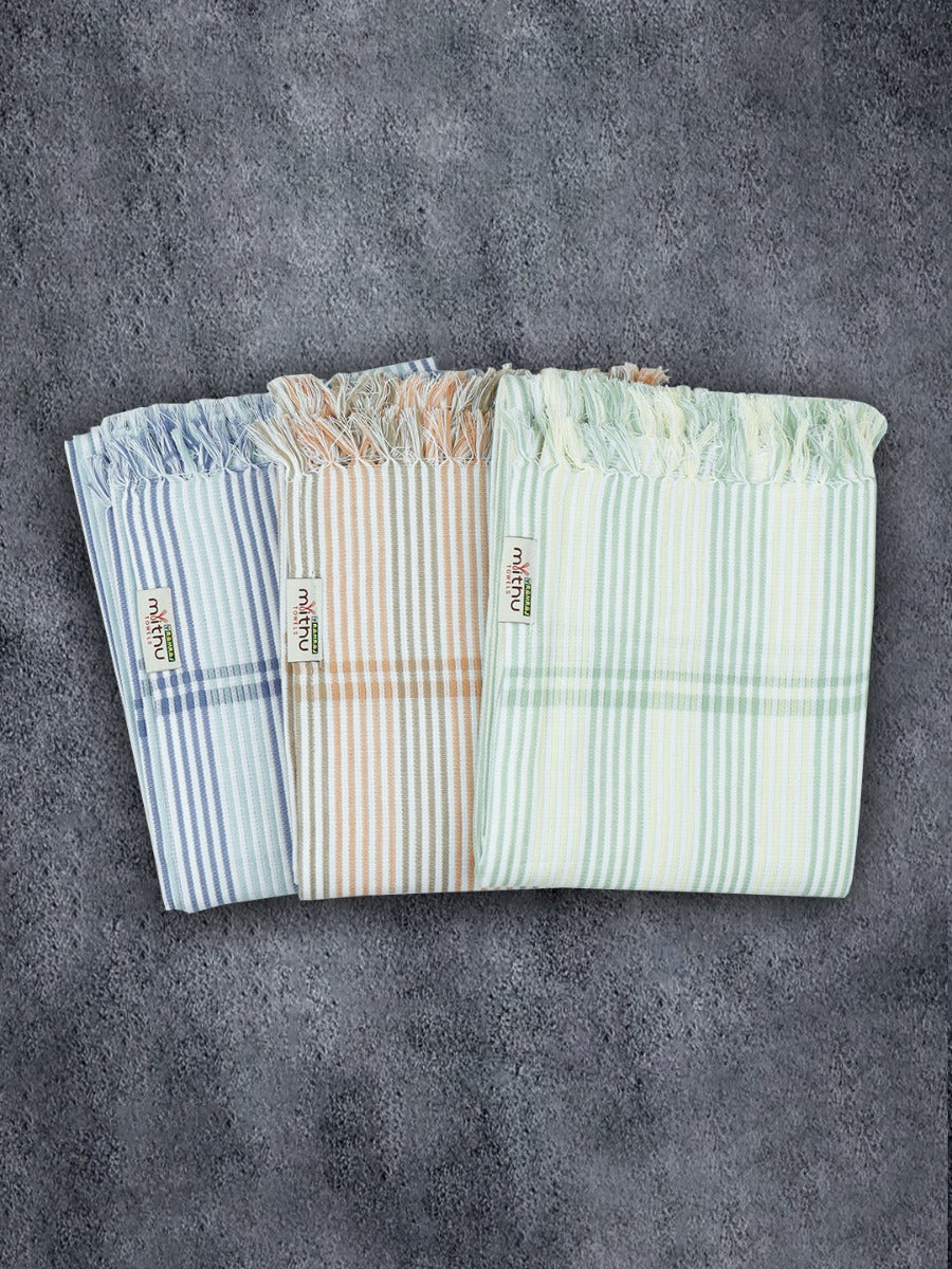 Signature Striped Bath Towel Pack of 2 (1109)