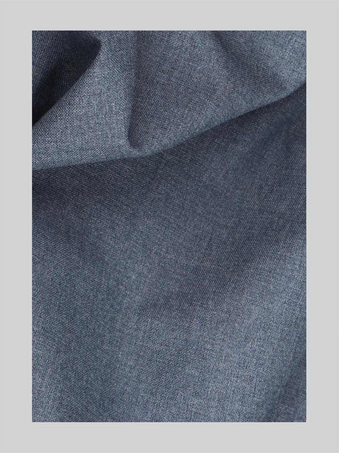Cotton Plain Shirting & Suiting Set Uniform Bluish-Gray Safari