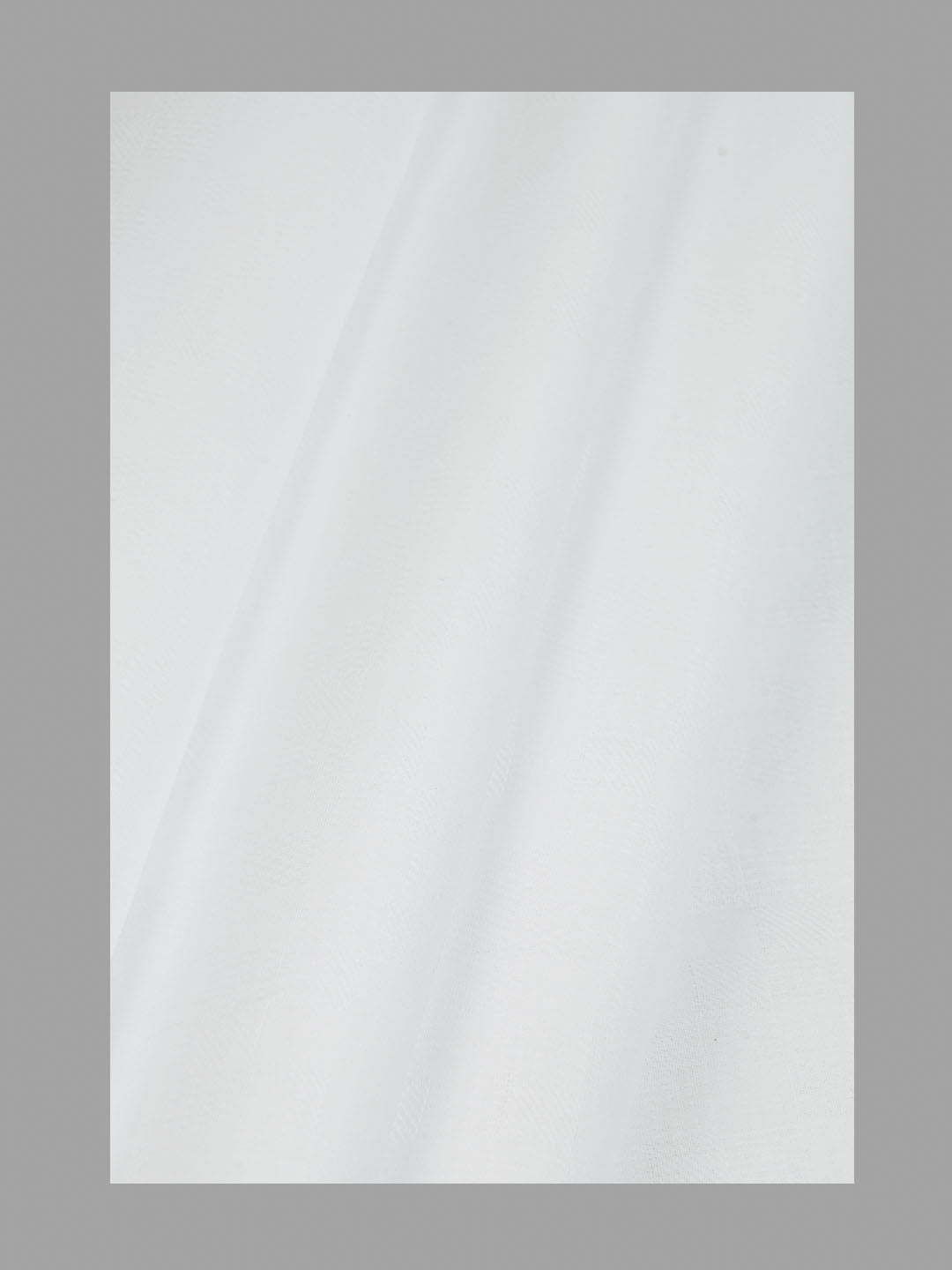 Men 100%Cotton Self Design Shirting White Forest 16