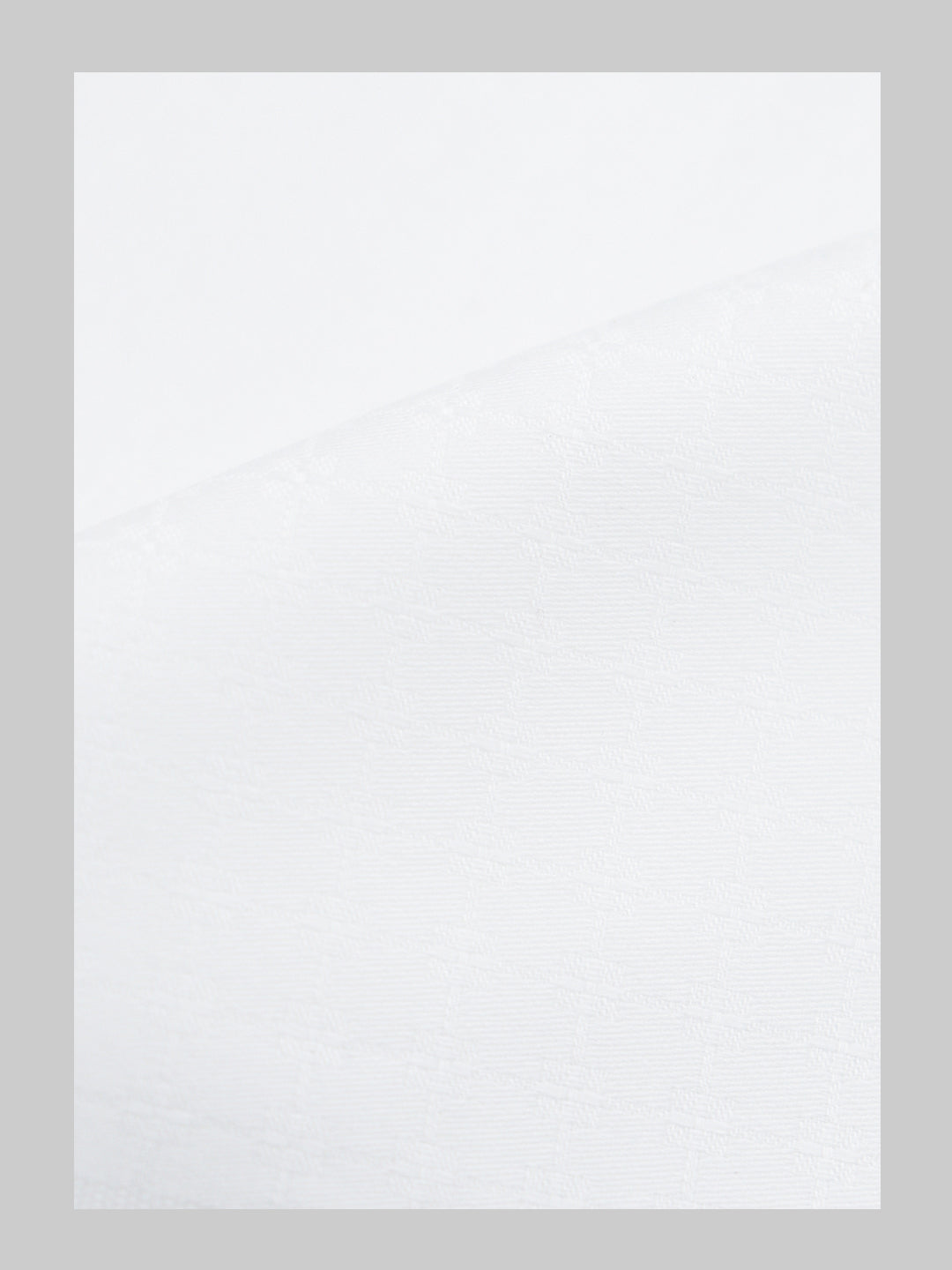 Men 100% Giza Cotton Self Design White Shirt Fabric Mosco Dobby C35