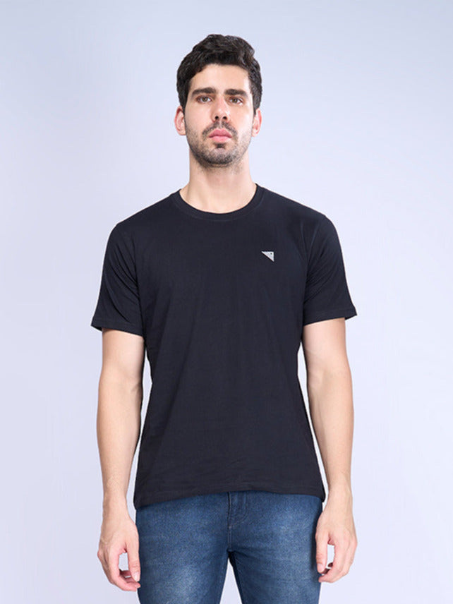 Men 100% Cotton Wine & Black Expert Tee Combos