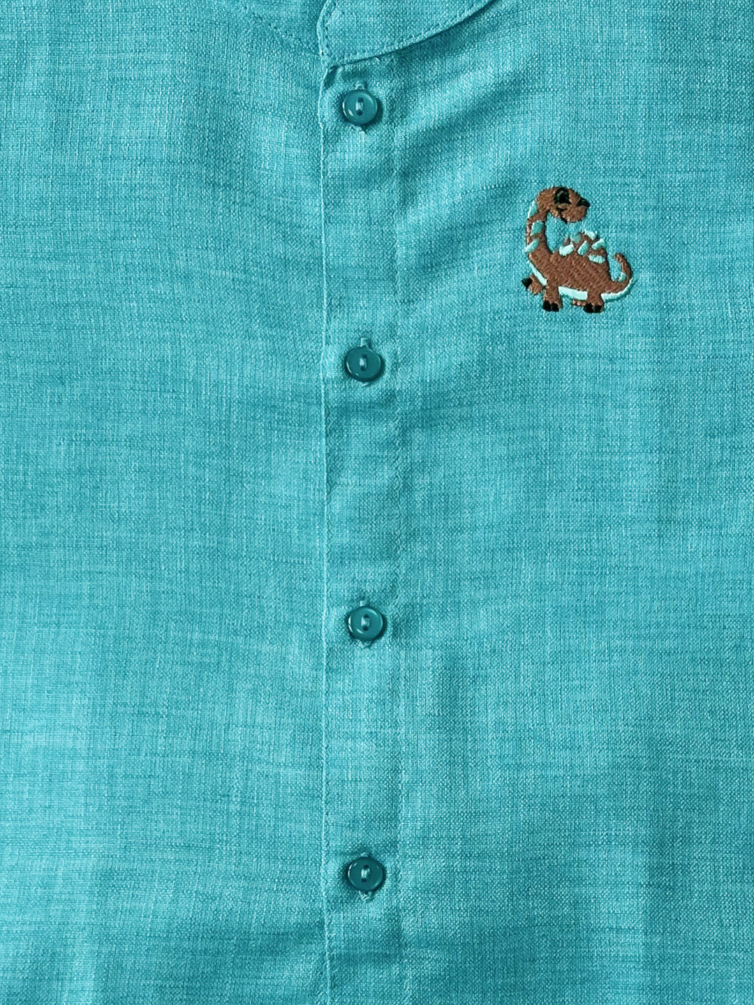 Born Baby Matching Shirt & Dhoti Set Sky Blue C11