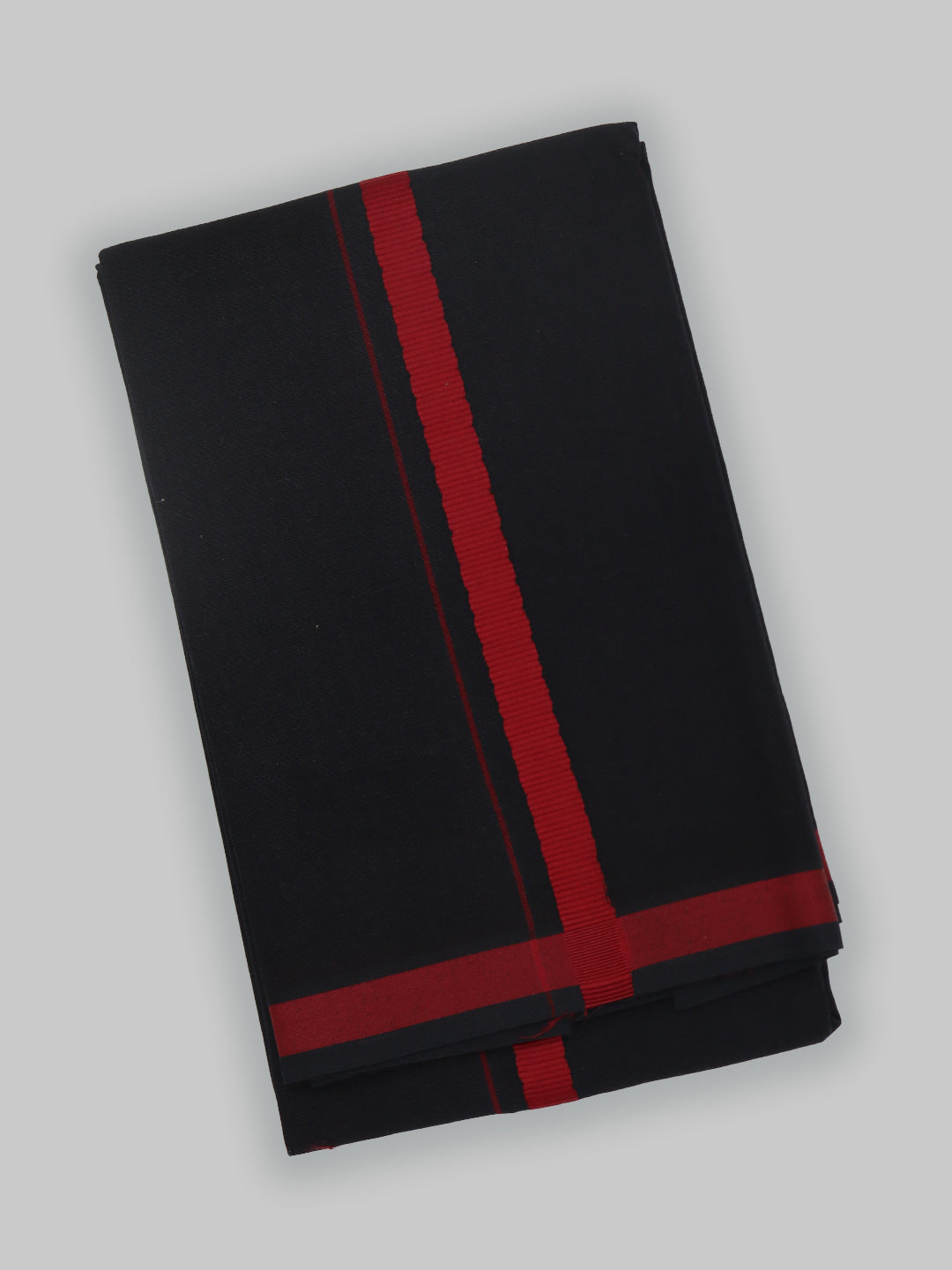 Devotional Black Towel with Big Border (Pack of 2)