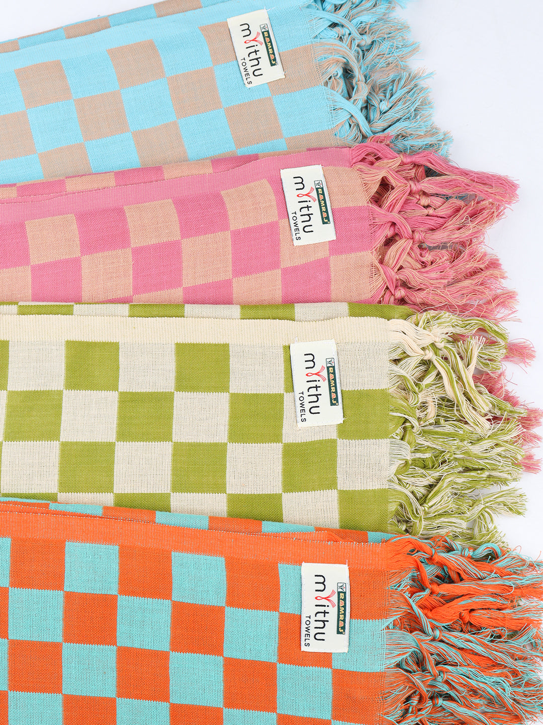 100% Cotton Bath Towel with Assorted Colour Twin Plus 896E