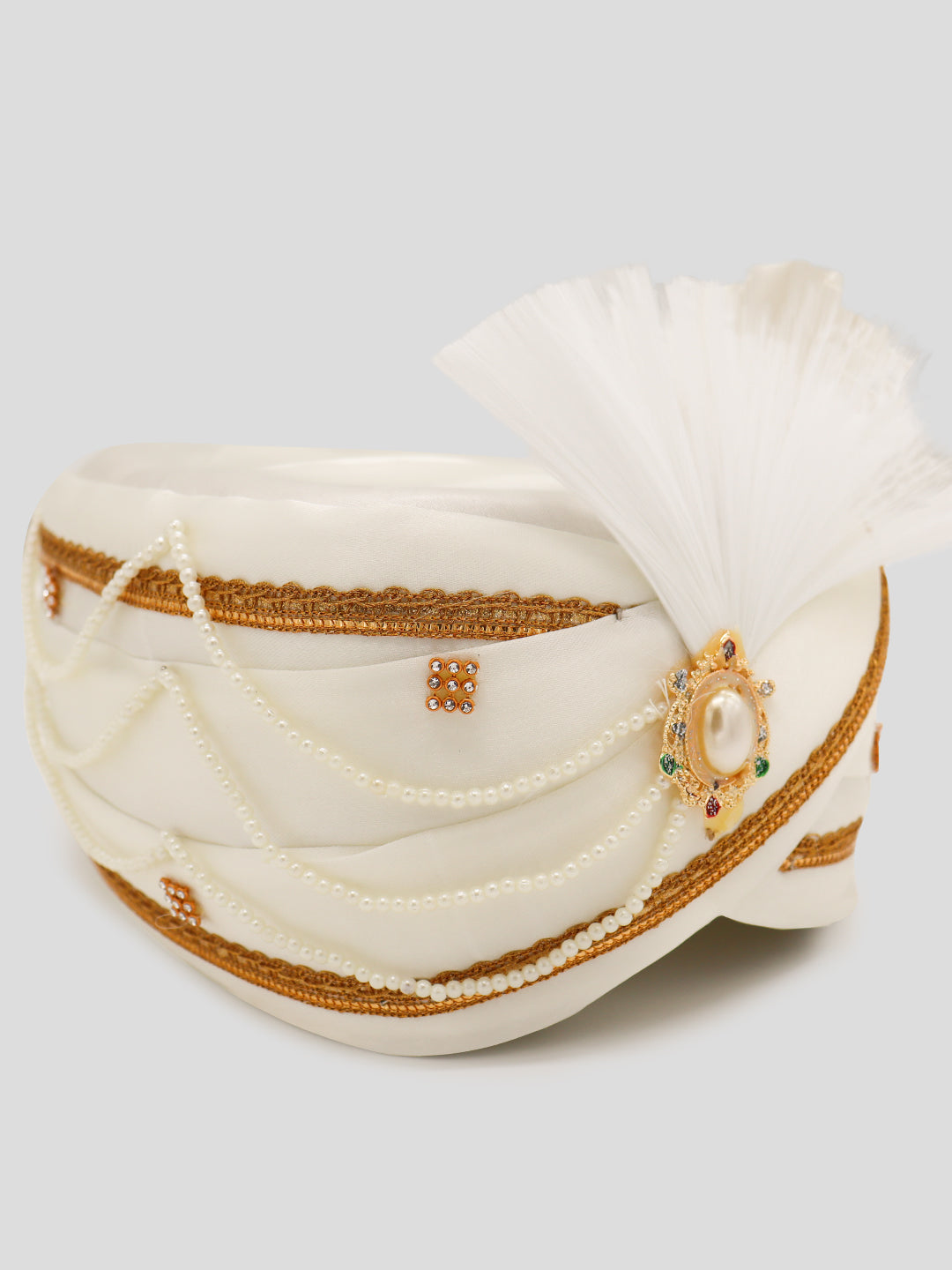 Traditional Silky Style Wedding Turban - 77