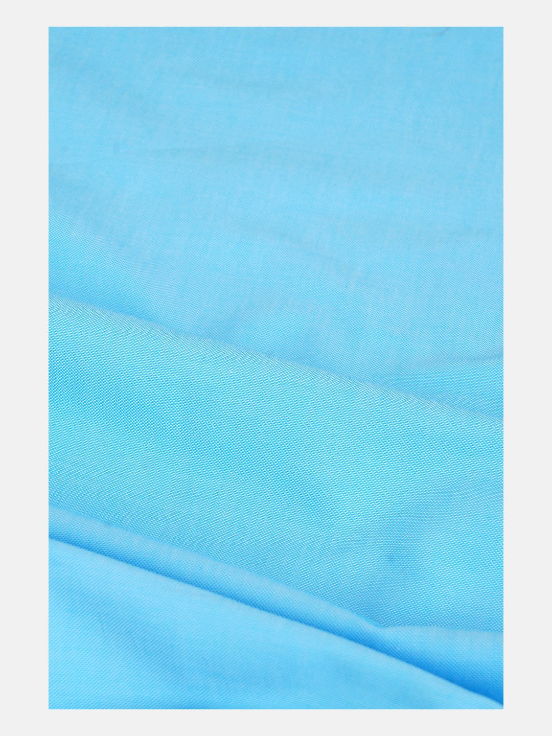 Men 100%Cotton Plain Shirt Fabric SkyBlue Ferrari