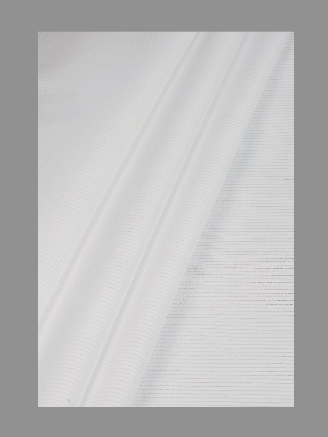 Men 100%Cotton Self Design Shirting White Forest 10