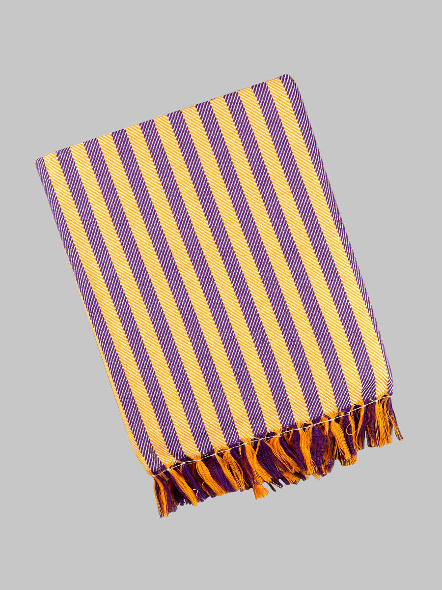 Nice Time Cotton Colour Bath Towel-Blue