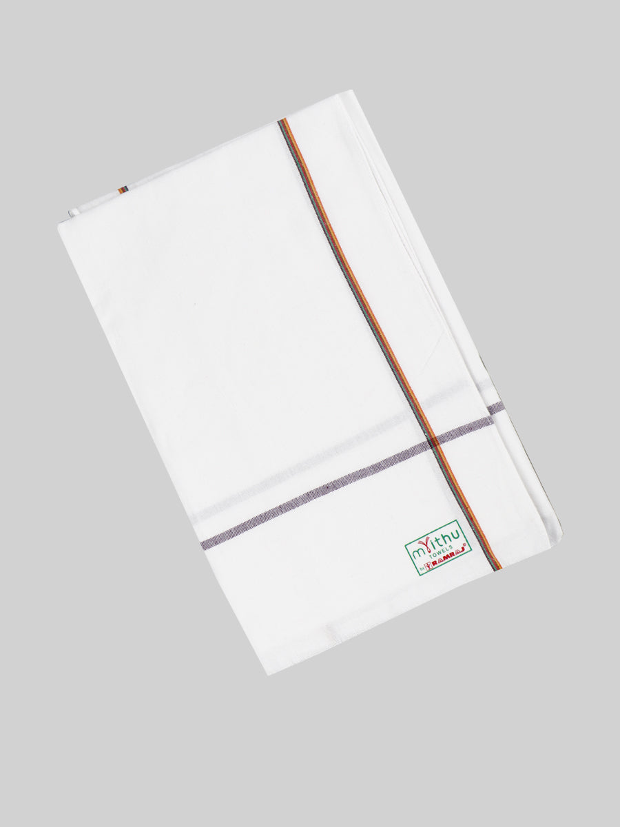 Mini Bath Towel White (3 PCs Pack)-View one