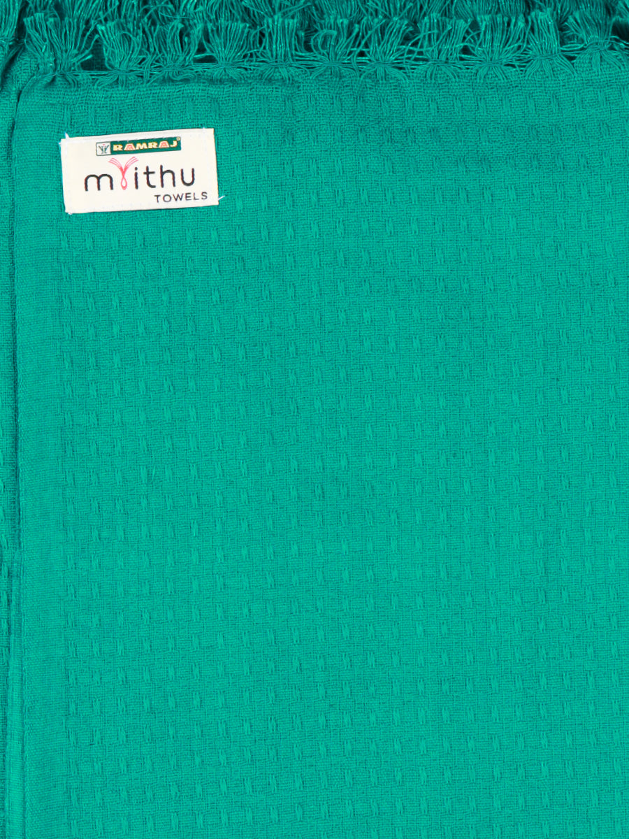 100% Cotton Plain Bath Towel Cygent Green Towel Pack of 3