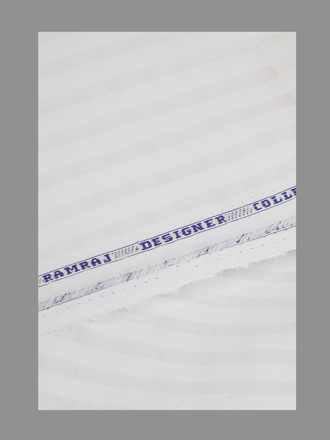 Men 100%Cotton Checked Shirting White Forest 28