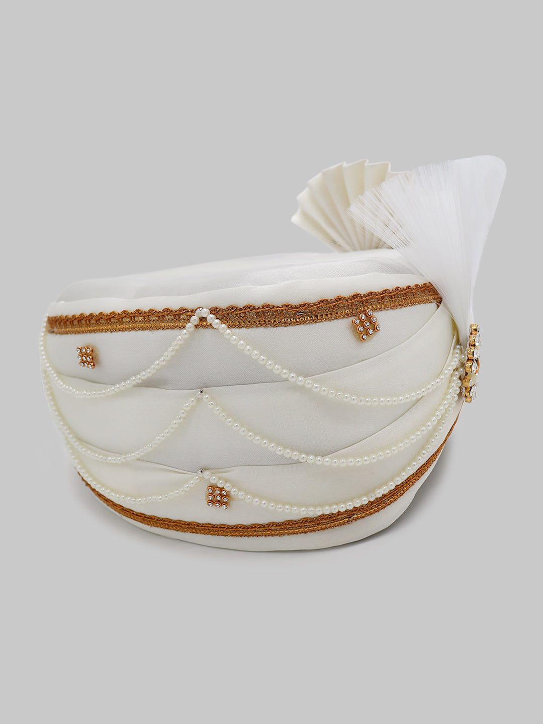 Traditional Silky Style Wedding Turban - 103