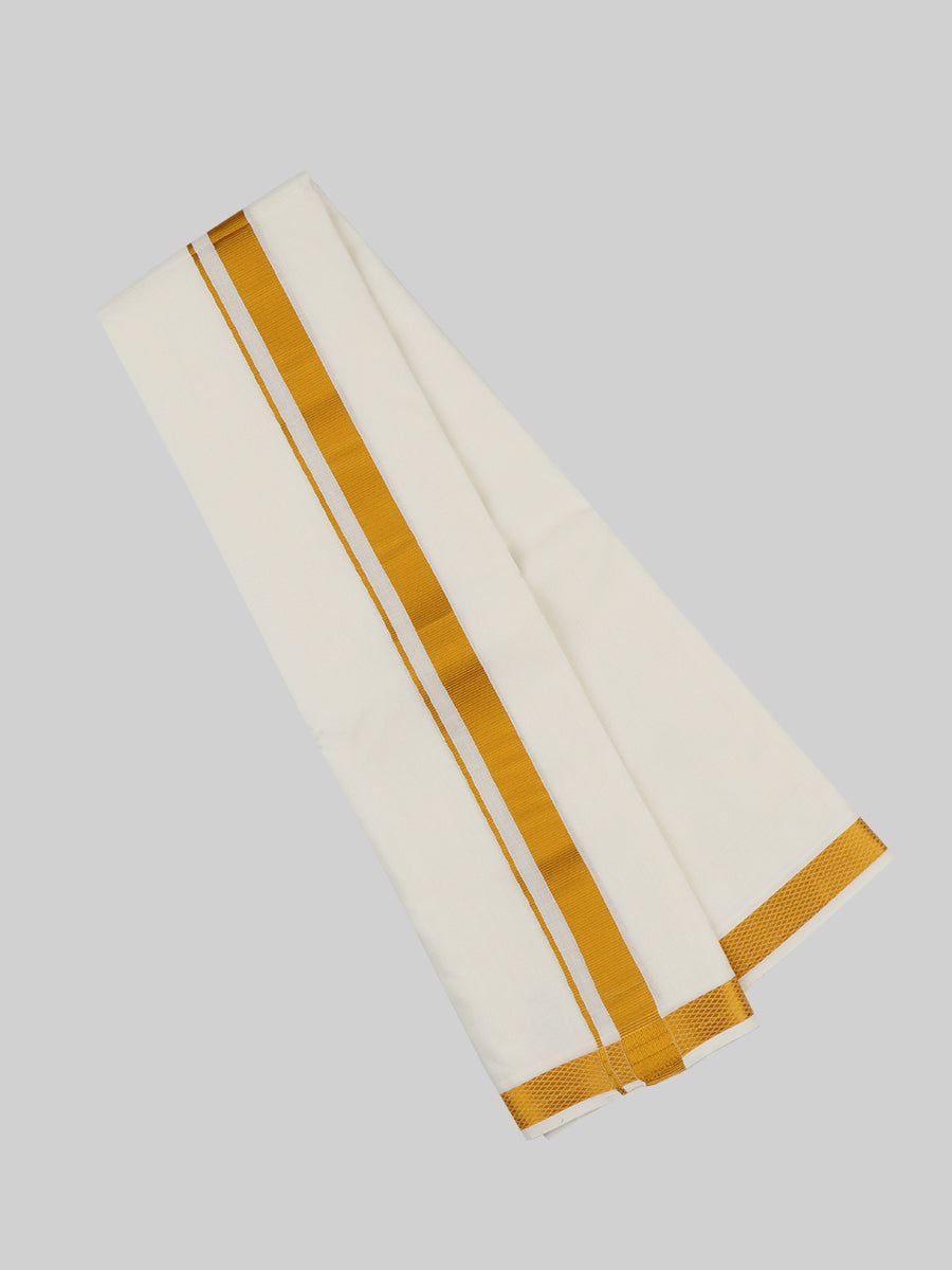 Vetha 3/4" Jari Towel Cream-View one
