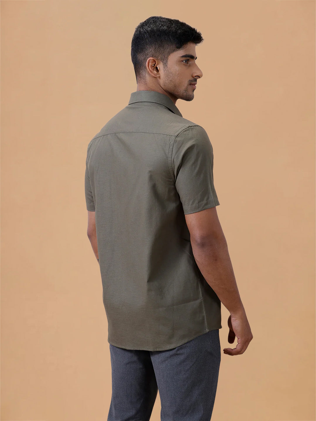 Cotton Rich DK Leaf Green Regular Fit T64 ANT9