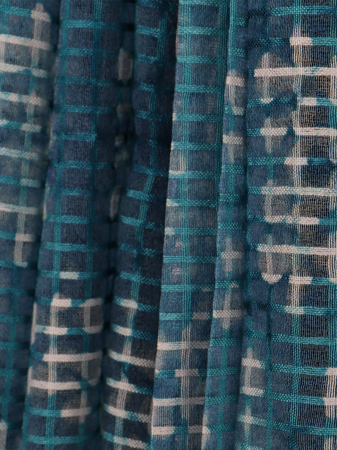 Women Blue Fancy Cotton Saree SS362